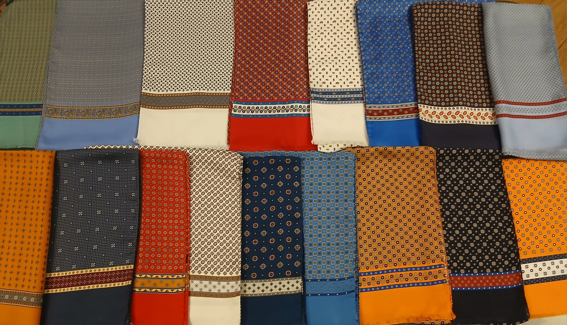 Foulard en Soie Imprimée